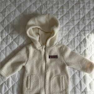 Vineyard Vines Baby Sherpa Ivory Hoodie